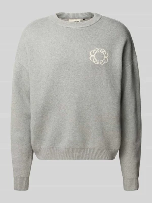Sweter z dzianiny o kroju oversized z nadrukiem z logo PROHIBITED