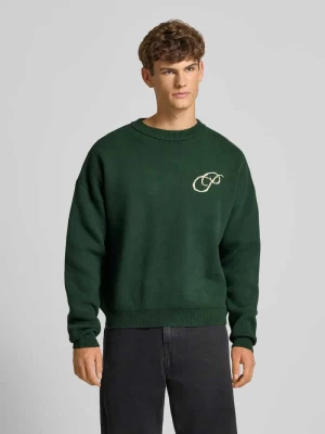 Sweter z dzianiny o kroju oversized z nadrukiem z logo PROHIBITED