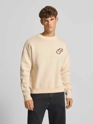 Sweter z dzianiny o kroju oversized z nadrukiem z logo PROHIBITED