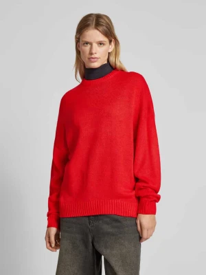 Sweter z dzianiny o kroju oversized z okrągłym dekoltem Review