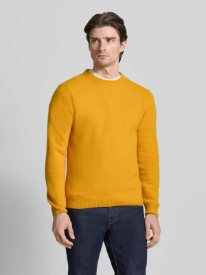 Sweter z dzianiny o kroju oversized z prążkowanymi wykończeniami casual friday