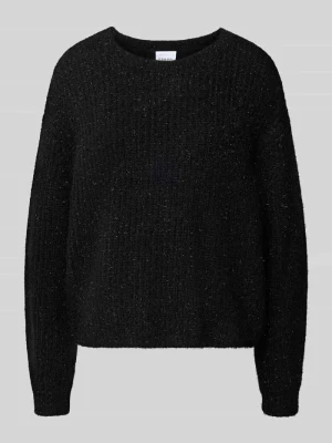 Sweter z dzianiny o kroju oversized z prążkowanymi wykończeniami comma