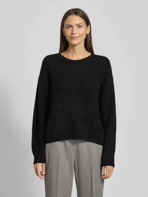 Sweter z dzianiny o kroju oversized z prążkowanymi wykończeniami comma