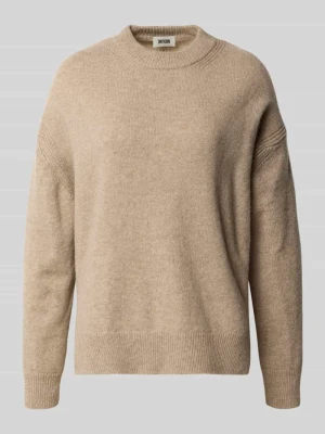 Sweter z dzianiny o kroju oversized z prążkowanymi wykończeniami drykorn