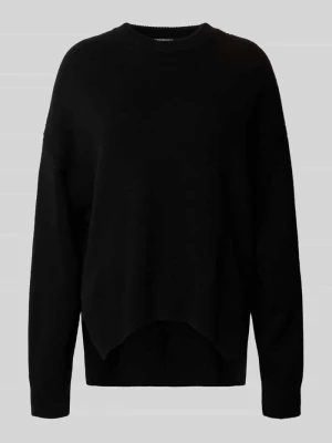 Sweter z dzianiny o kroju oversized z prążkowanymi wykończeniami drykorn