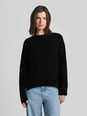 Sweter z dzianiny o kroju oversized z prążkowanymi wykończeniami drykorn