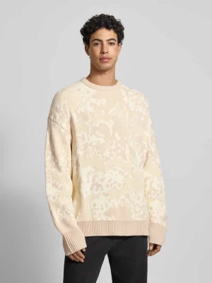 Sweter z dzianiny o kroju oversized z prążkowanymi wykończeniami G-Star Raw