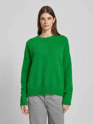 Sweter z dzianiny o kroju oversized z prążkowanymi wykończeniami model ‘VITOW’ American vintage