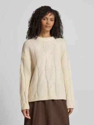Sweter z dzianiny o kroju oversized z prążkowanymi wykończeniami model ‘Will’ My Essential Wardrobe
