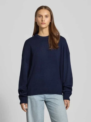 Sweter z dzianiny o kroju oversized z prążkowanymi wykończeniami Review
