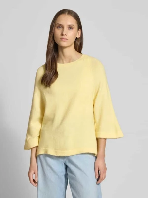 Sweter z dzianiny o kroju oversized z rękawem o dł. 3/4 model ‘SIMONI’ Only