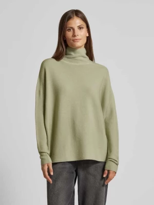 Sweter z dzianiny o kroju oversized ze stójką model ‘LIORA’ drykorn