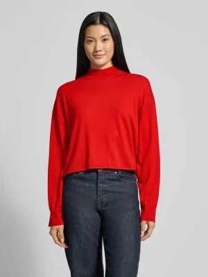 Sweter z dzianiny o kroju oversized ze stójką model ‘MATHISA’ drykorn