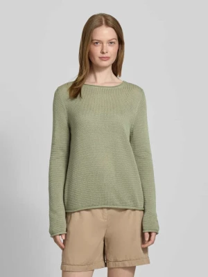Sweter z dzianiny o kroju regular fit z czystej bawełny Marc O'Polo