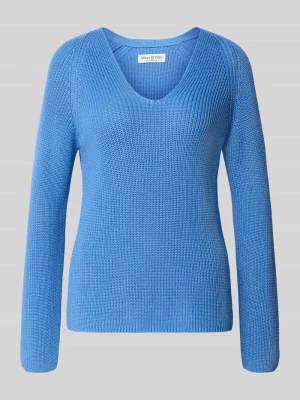 Sweter z dzianiny o kroju regular fit z czystej bawełny Marc O'Polo
