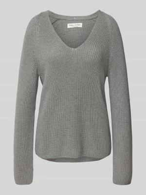 Sweter z dzianiny o kroju regular fit z czystej bawełny Marc O'Polo