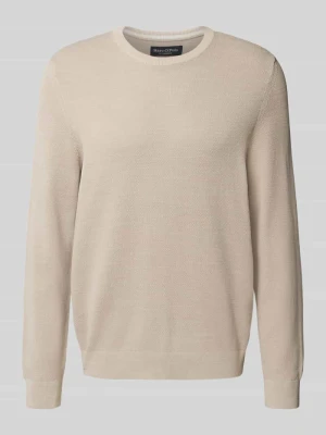 Sweter z dzianiny o kroju regular fit z czystej bawełny Marc O'Polo