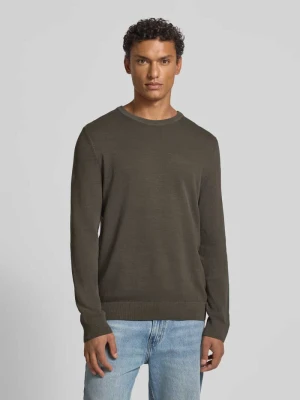 Sweter z dzianiny o kroju regular fit z czystej bawełny Marc O'Polo