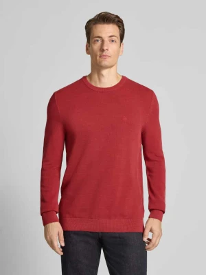 Sweter z dzianiny o kroju regular fit z czystej bawełny Marc O'Polo