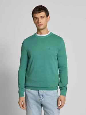Sweter z dzianiny o kroju regular fit z czystej bawełny Marc O'Polo
