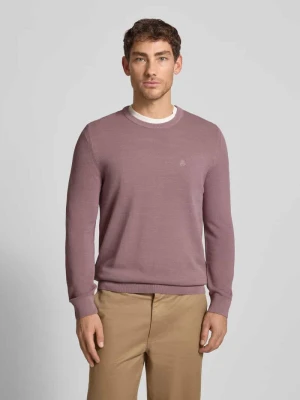 Sweter z dzianiny o kroju regular fit z czystej bawełny Marc O'Polo