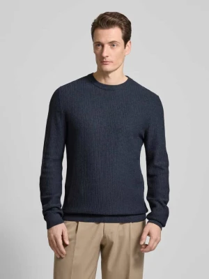 Sweter z dzianiny o kroju regular fit z czystej bawełny MCNEAL