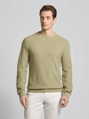 Sweter z dzianiny o kroju regular fit z czystej bawełny MCNEAL