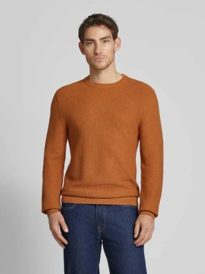 Sweter z dzianiny o kroju regular fit z czystej bawełny MCNEAL