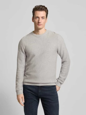 Sweter z dzianiny o kroju regular fit z czystej bawełny MCNEAL