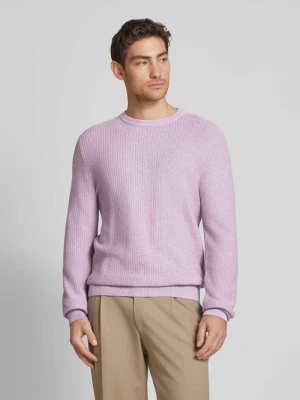 Sweter z dzianiny o kroju regular fit z czystej bawełny MCNEAL