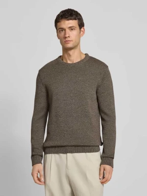 Sweter z dzianiny o kroju regular fit z czystej bawełny model ‘ALVAARIO’ ARMEDANGELS