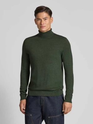 Sweter z dzianiny o kroju regular fit z czystej bawełny model ‘BERG’ Selected Homme
