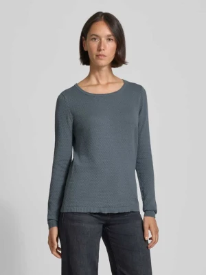 Sweter z dzianiny o kroju regular fit z czystej bawełny model ‘CARE’ Vero Moda