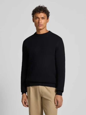 Sweter z dzianiny o kroju regular fit z czystej bawełny model ‘DANE’ Selected Homme