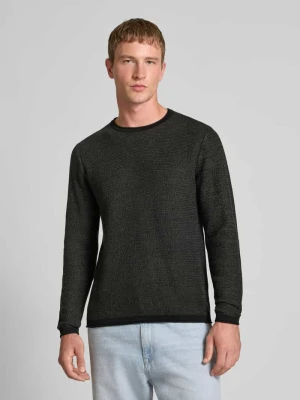 Sweter z dzianiny o kroju regular fit z czystej bawełny model ‘ERIC’ Only & Sons