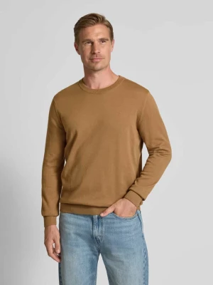 Sweter z dzianiny o kroju regular fit z czystej bawełny model ‘LOUKAA’ ARMEDANGELS