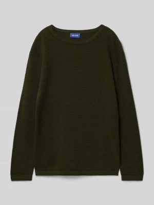 Sweter z dzianiny o kroju regular fit z czystej bawełny model ‘PANTER’ Only & Sons