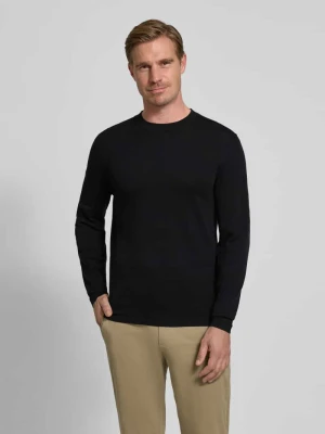 Sweter z dzianiny o kroju regular fit z czystej bawełny model ‘RAVI’ Selected Homme