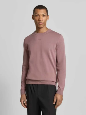 Sweter z dzianiny o kroju regular fit z czystej bawełny model ‘SAN CASSIUS-C2’ HUGO