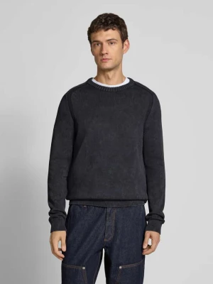 Sweter z dzianiny o kroju regular fit z czystej bawełny model ‘VAANJO’ ARMEDANGELS