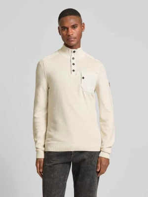 Sweter z dzianiny o kroju regular fit z czystej bawełny pika s.Oliver RED LABEL