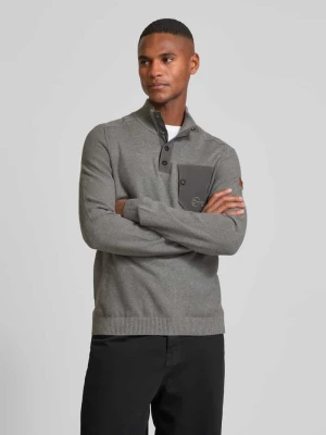 Sweter z dzianiny o kroju regular fit z czystej bawełny pika s.Oliver RED LABEL
