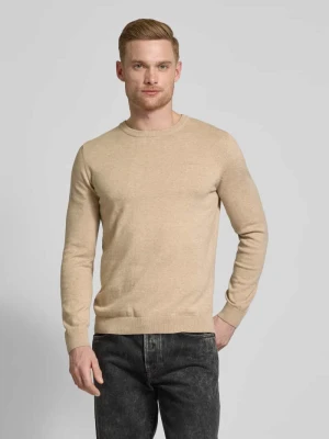 Sweter z dzianiny o kroju regular fit z czystej bawełny s.Oliver RED LABEL