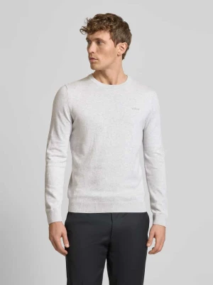 Sweter z dzianiny o kroju regular fit z czystej bawełny s.Oliver RED LABEL