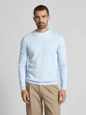 Sweter z dzianiny o kroju regular fit z czystej bawełny s.Oliver RED LABEL