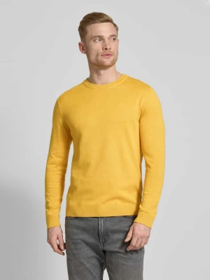 Sweter z dzianiny o kroju regular fit z czystej bawełny Tom Tailor