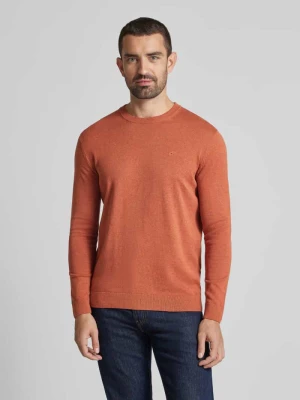 Sweter z dzianiny o kroju regular fit z czystej bawełny Tom Tailor