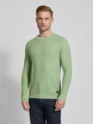 Sweter z dzianiny o kroju regular fit z czystej bawełny Tom Tailor