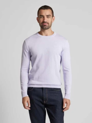Sweter z dzianiny o kroju regular fit z czystej bawełny Tom Tailor