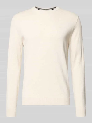 Sweter z dzianiny o kroju regular fit z czystej bawełny Tom Tailor